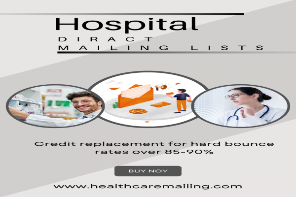 Get the best Hospitals Email List | 100% Deliverable Hospital Emails